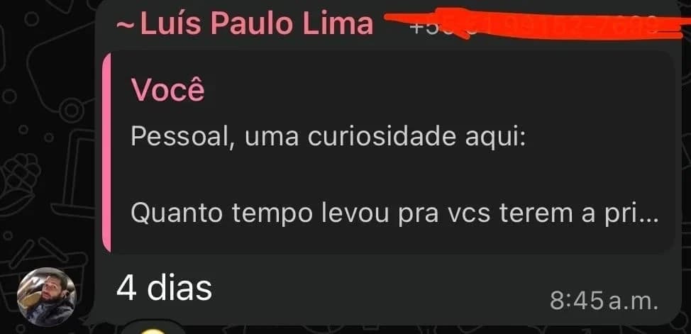 Depoimento Luís