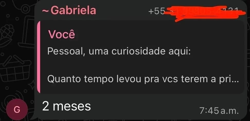 Depoimento Gabriela