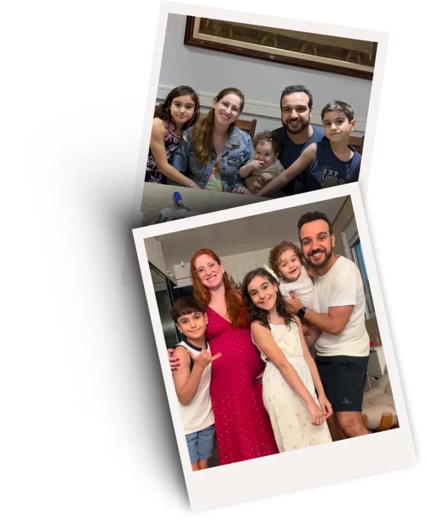 Netto Simões com a família